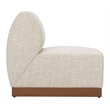 Christy Armless Chair Beige