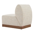 Christy Armless Chair Beige