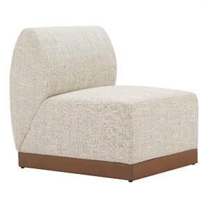 Christy Armless Chair Beige