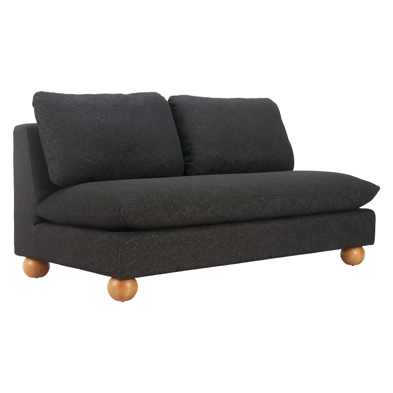Minze Loveseat Black
