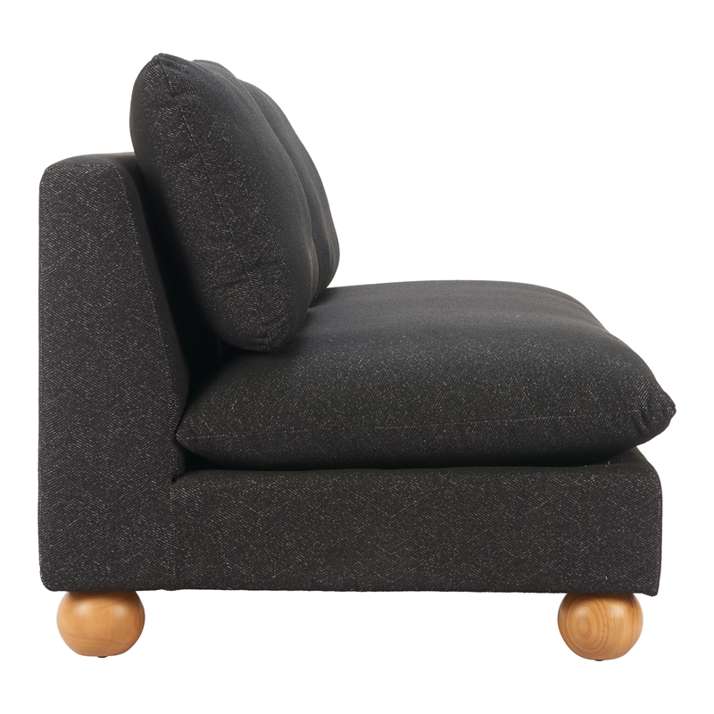 Minze Loveseat Black