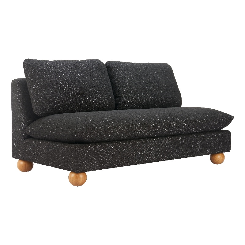 Minze Loveseat Black