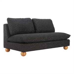 Minze Loveseat Black