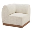 Christy Corner Chair Beige