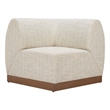 Christy Corner Chair Beige