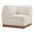 Christy Corner Chair Beige