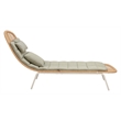 ZUO Skim Powder Coated Aluminum Chaise Lounge in Multi-Color