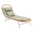 ZUO Skim Powder Coated Aluminum Chaise Lounge in Multi-Color