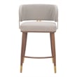Brew Counter Stool Beige & Walnut