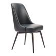 Keppel Swivel Dining Chair (Set of 2) Black