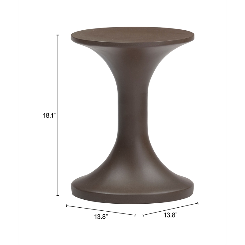 Arka Side Table Brown