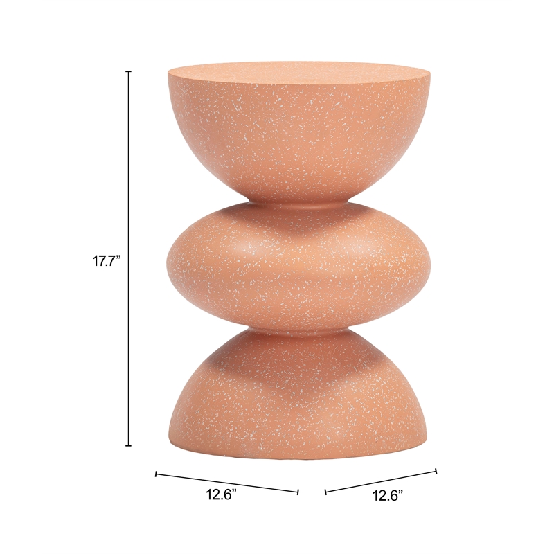 Tressa Side Table Terracotta