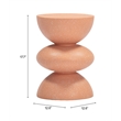 Tressa Side Table Terracotta