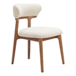 Cedar Dining Chair (Set of 2) White & Walnut