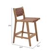 Feder Counter Stool (Set of 2) Brown