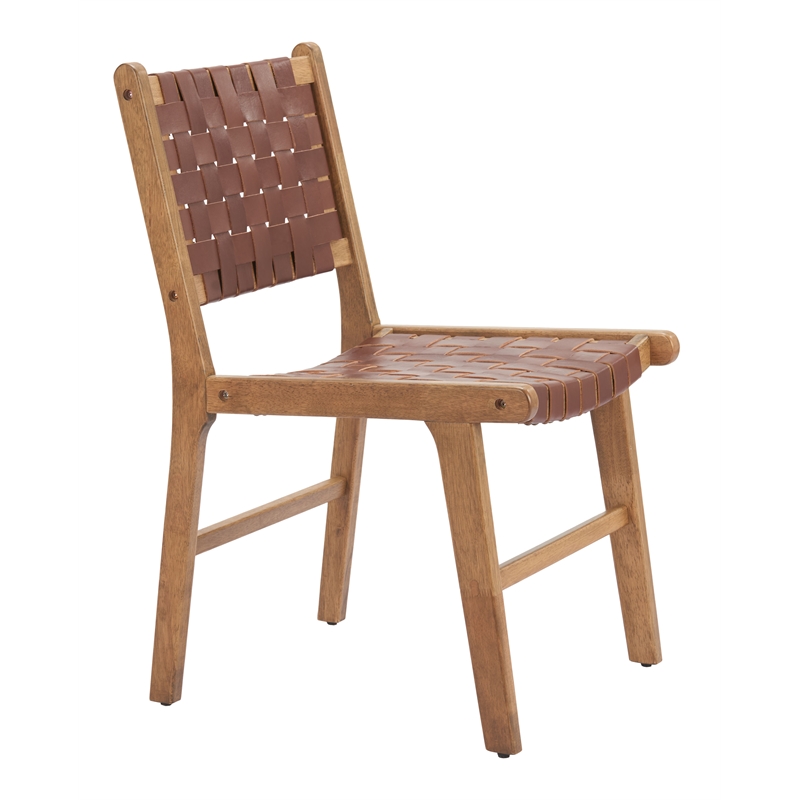 Feder Dining Chair (Set of 2) Brown