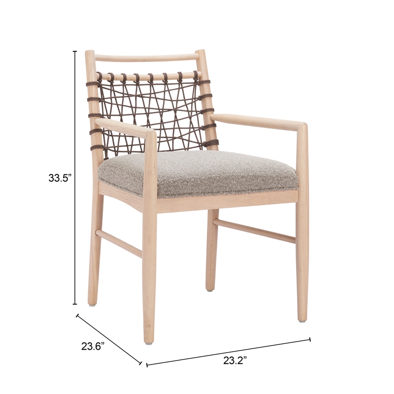 Wezly Dining Chair (Set of 2) Gray