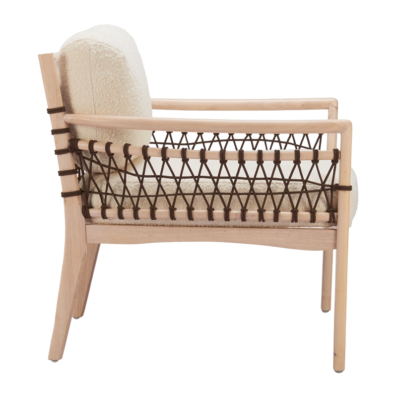 Wezly Accent Chair Ivory