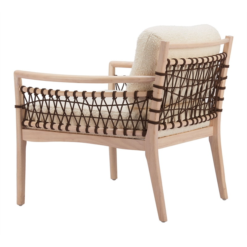 Wezly Accent Chair Ivory