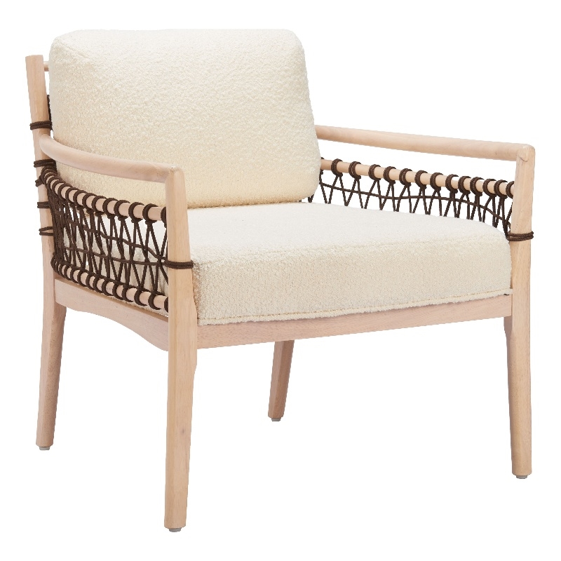 Wezly Accent Chair Ivory