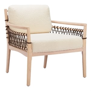 Wezly Accent Chair Ivory