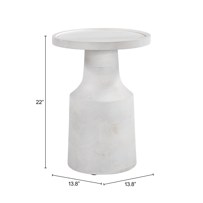 Cala Side Table White