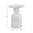 Cala Side Table White