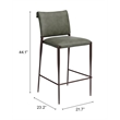 Freesia Barstool (Set of 2) Olive Green