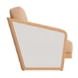 Sakina Lounge Chair Brown