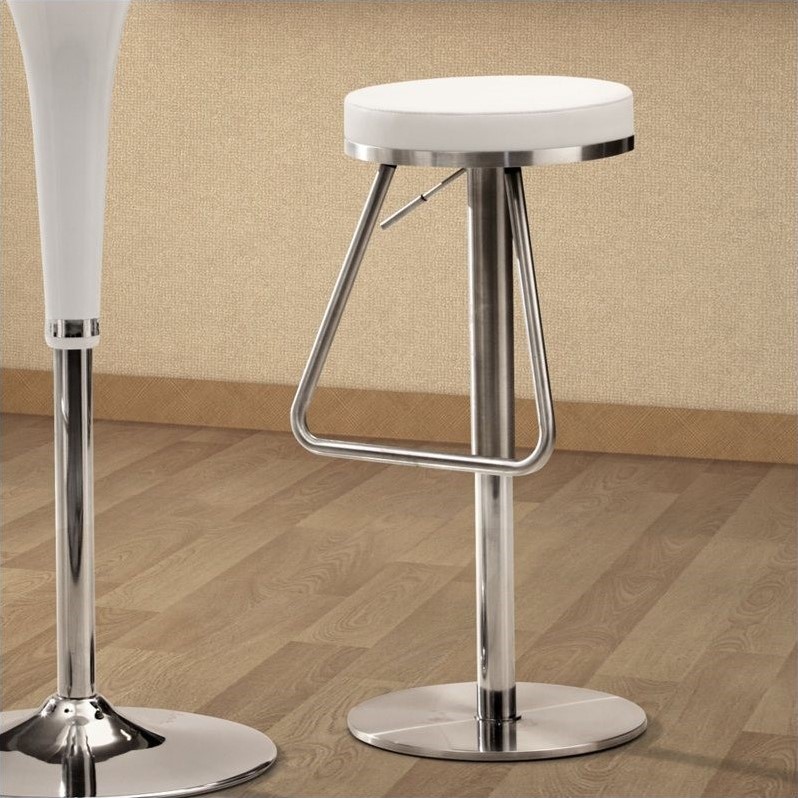 Zuo Soda Barstool In White 300251 Zuo Soda Barstool In White