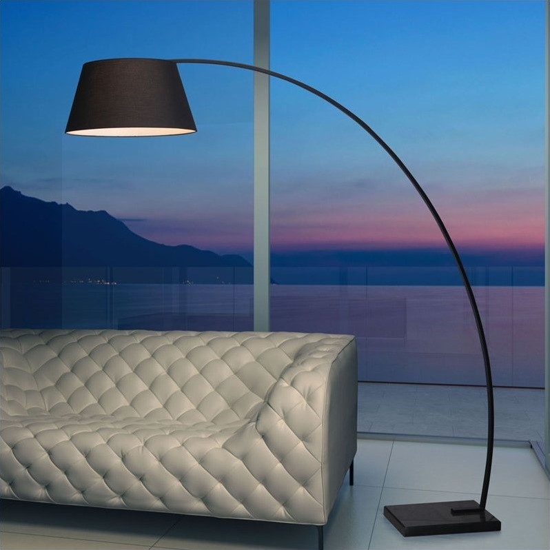 Zuo Vortex Floor Lamp In Black
