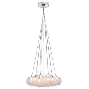 zuo cosmos ceiling lamp in clear