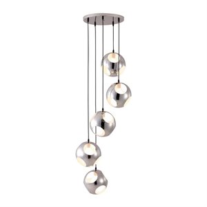 zuo meteor shower ceiling lamp in chrome