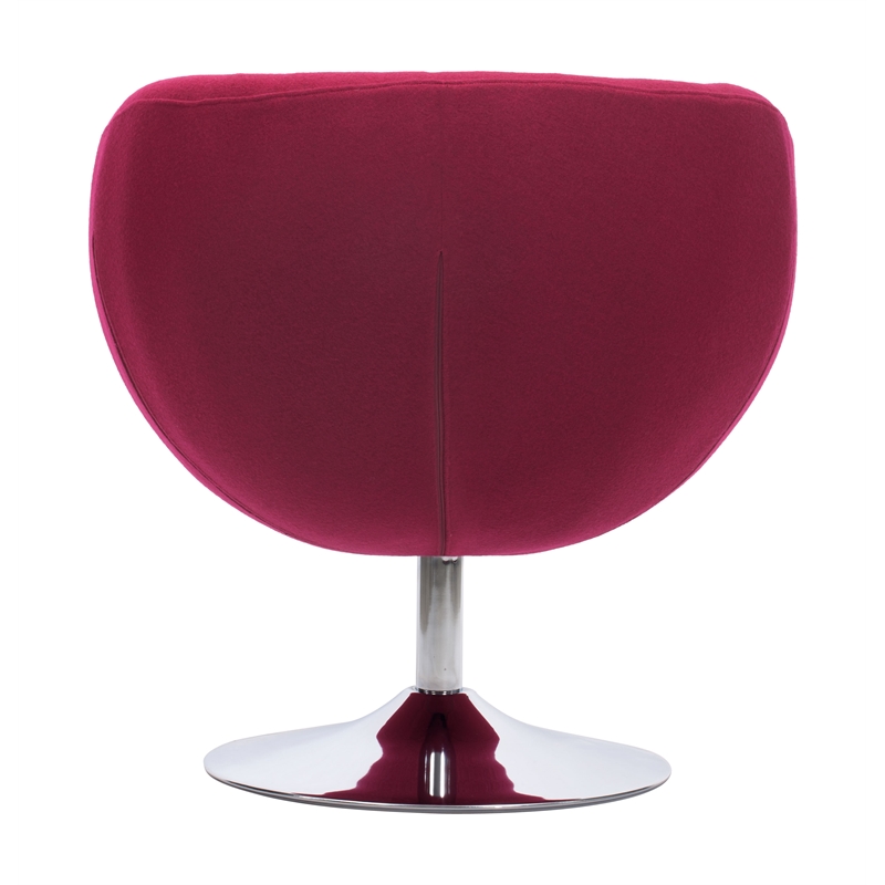 Zuo Lund Egg Chair In Red 500320 Zuo Lund Egg Chair In Red