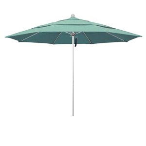 11' silver market umbrella