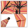 California Umbrella Venture 11' Bronze Market Umbrella in Dolce Mango