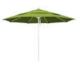 California Umbrella Venture 11' White Market Umbrella in Macaw