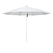 California Umbrella Venture 11' White Market Umbrella in Natural