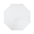 California Umbrella Venture 11' White Market Umbrella in Natural