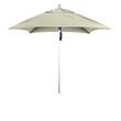 California Umbrella Venture 6' Silver Market Umbrella in Natural