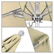 California Umbrella Venture 6' Silver Market Umbrella in Beige
