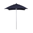 California Umbrella Venture 6' Silver Market Umbrella in Navy