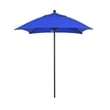California Umbrella Venture 6' Bronze Market Umbrella in Blue
