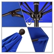 California Umbrella Venture 6' Bronze Market Umbrella in Blue