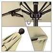 California Umbrella Venture 6' Bronze Market Umbrella in Beige