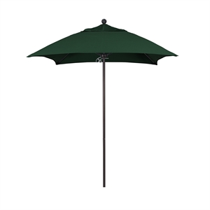 California Umbrella Venture 6' Bronze Market Umbrella in Green