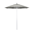 California Umbrella Venture 7.5' Silver Market Umbrella in Granite