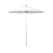 California Umbrella Venture 7.5' Silver Market Umbrella in White