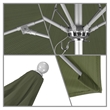 California Umbrella Venture 7.5' Silver Market Umbrella in Fern