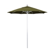 California Umbrella Venture 7.5' Silver Market Umbrella in Palm